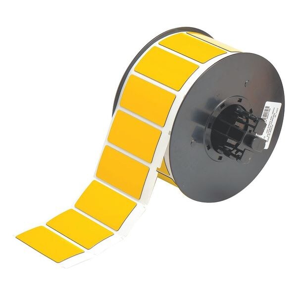 Brady Raised Profile Label, Yellow, 2.000 In. - B30EP-173-593-YL