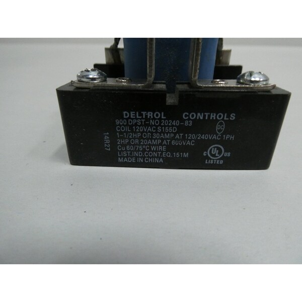 Deltrol 120V-AC OTRO RELÉ - 900 DPST-NO 20240-83