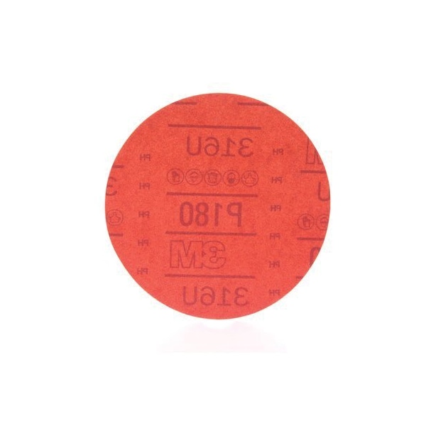 3M 3M Red Abrasive Stikit Disc Value Pack, 01254, 6 in, P1805, 25PK - 7010362822