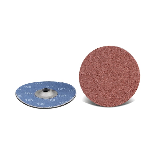 Cgw Abrasives Sanding Disc, 1.5 T/O, 2-PLY, AO, 60G, 1-1/2" Dia, No Hole, Aluminum Oxide, 60 Grit - 59625