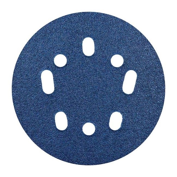 Norton Co Norton 1931187 ProSand 5 in. Zirconia Alumina Hook & Loop 5 & 8 Hole UVH Sanding Disc; 40 Grit Extra Coarse - Pack of 50 - 1931187