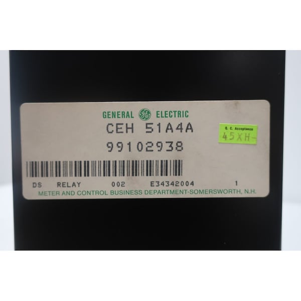 PÉRDIDA DE EXCITACIÓN 115V-AC OTRO RELÉ - 12CEH51A4A