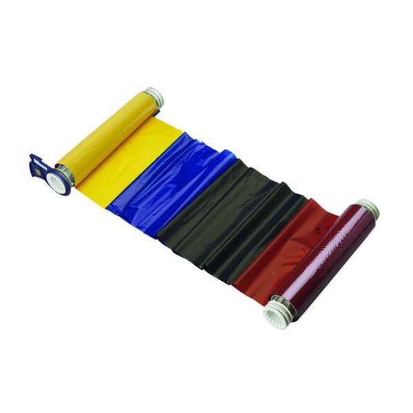 Brady Ribbon Cartridge, 6-1/4" W, 200 ft. L, Black/Blue/Red/Yellow - 13531