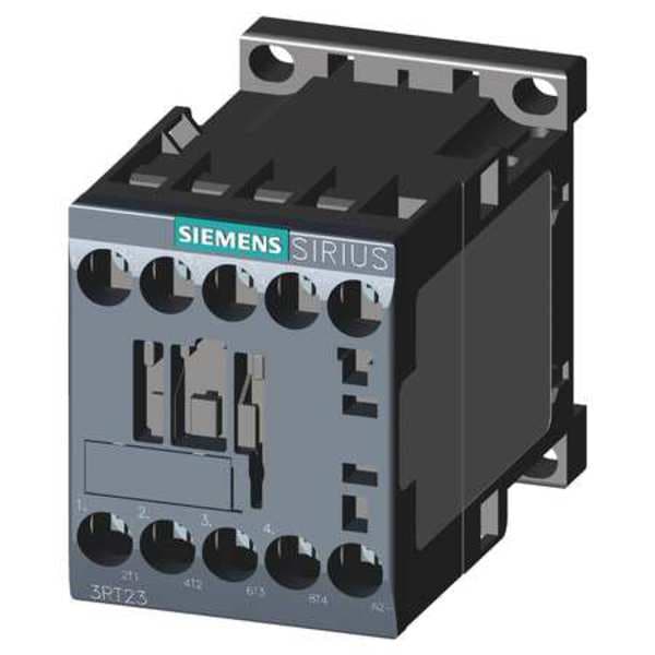 Contactador magnético IEC de Siemens, 4 polos, 24 V DC, 12 A, Reversión: No - 3RT23171BB40