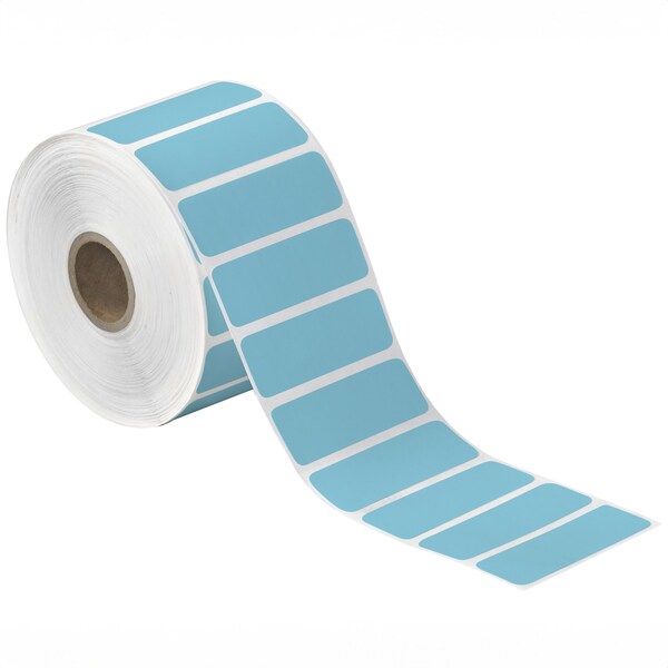 Tape Logic 2 1/2 x 1in Blue Desktop Direct Thermal Label, 18PK - THD375