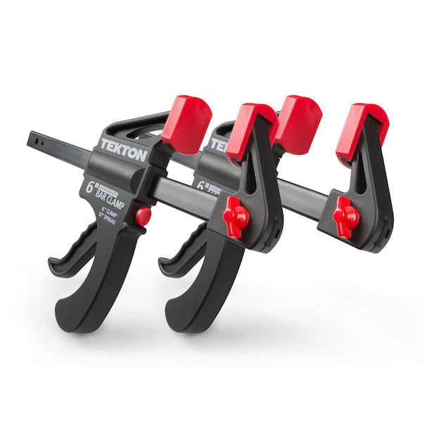Tekton 6 Inch Ratchet Bar Clamp / 12 Inch Spreader Set, 2-Piece - CLP51506