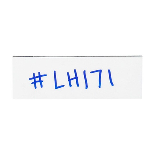 Officespace 1 x 3 in. White Warehouse Labels - Magnetic Strips, 25PK - OF3352607