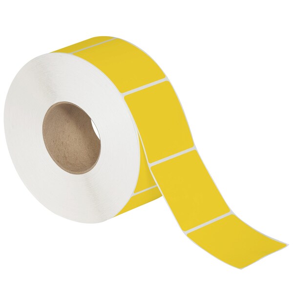 Tape Logic 2 x 3in Yellow Thermal Transfer Labels - THL132YW