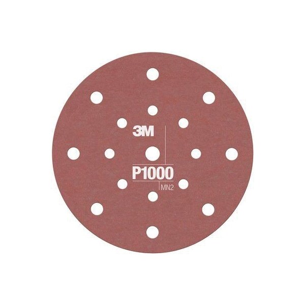 3M 3MTM HookitTM Flexible Abrasive DF Disc 270J, 34803, 6 in 17 Hole, P10005, 25PK - 7100104330