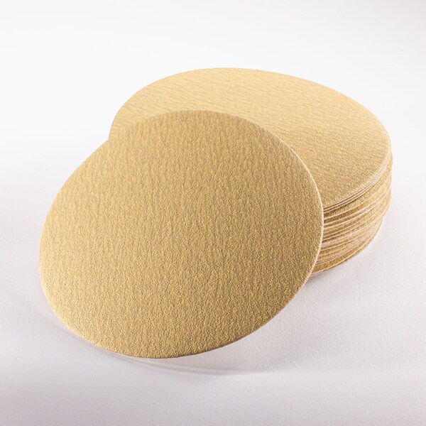 Uneeda 5 in Dia, No Holes, Aluminum Oxide, 80 Grit, Coated Type - M-161053