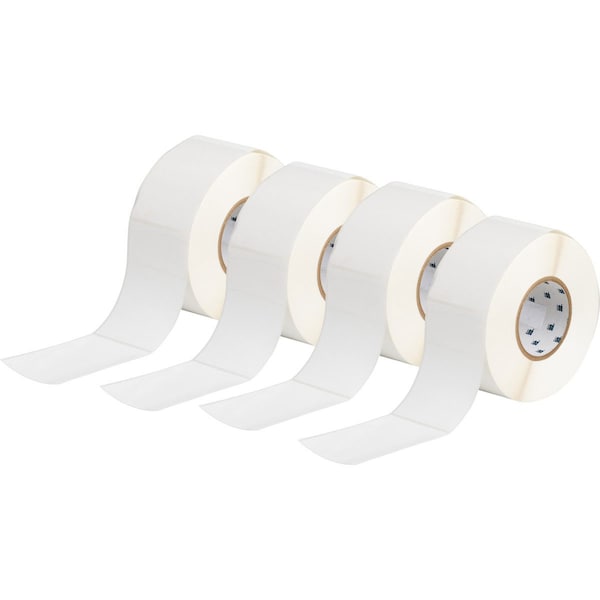 Brady Polypropylene Labels - Bulk Quantity 5in H x 3in W White 4CS 4RL - XTHT-20-8425-1