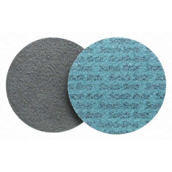 Scotch-Brite Hook-and-Loop Surface Conditioning Disc, 5" Dia, Center Hole, Aluminum Oxide, Non-Woven Type, AL-DH - 7100075582
