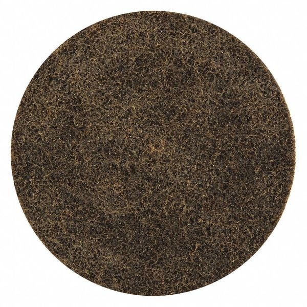 Zoro Select Hook-and-Loop Surface Conditioning Disc, 4-1/2" Dia, Non-Vacuum, Aluminum Oxide, 40 Grit - 78072775341