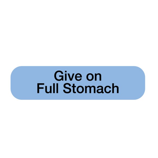 Nevs Give on Full Stomach 3/8" x 1-1/2" - PAUXW-0031