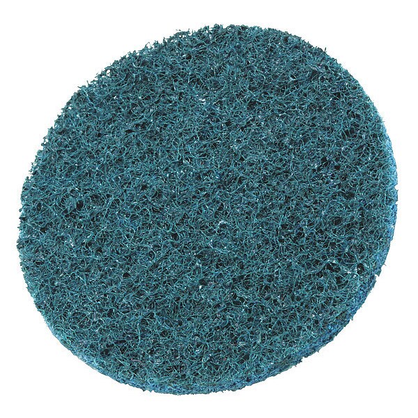 Scotch-Brite Hook-and-Loop Surface Conditioning Disc, 3" Dia, No Hole, Aluminum Oxide, Not Applicable Grit - 7000136521
