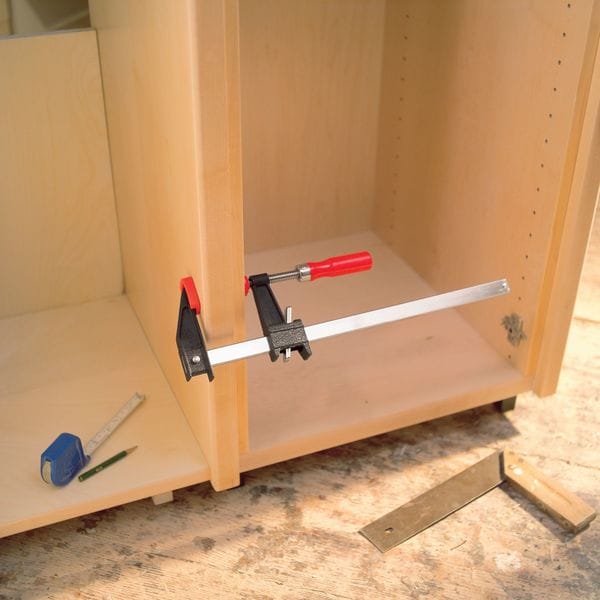 Bessey 12 in Bar Clamp, Wood Handle and 5 in Throat Depth - GSCC5.012