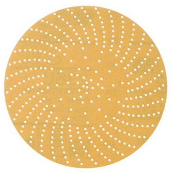 Pinpoint 6 in. 236U Hookit Clean Sandpaper Disc, Gold - PI1075054