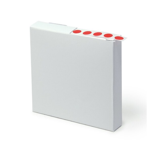 Globe Scientific Label Rolls, Cryo, 9.5mm Dots, for 0.5-1.5mL Tubes, Red, 1000PK - LCR-95R