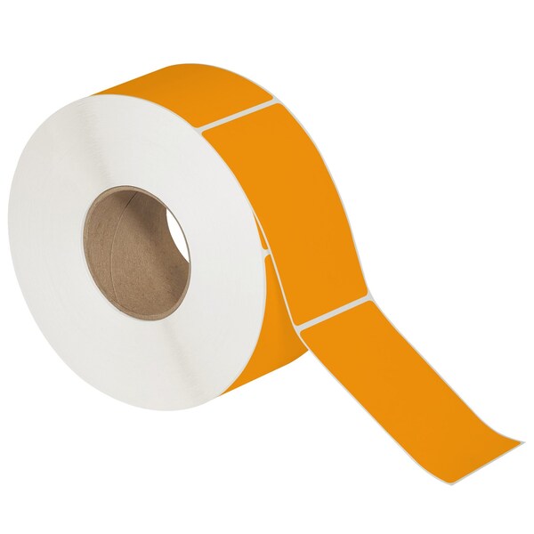 Tape Logic 3 x 5in Fluorescent Orange Thermal Transfer Labels, 6PK - THL144RG
