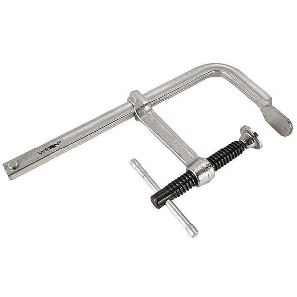 Wilton 12 in Bar Clamp, Steel Handle and 4 3/4 in Throat Depth - 1200S-12