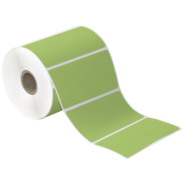 Tape Logic 4 x 3in Green Desktop DIrect Thermal Label, 12PK - THD365