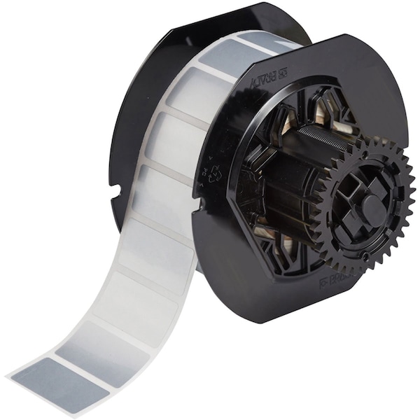 Brady B33 Metallized Polyester with 2 mil Adhesive Lbls 0.75in H x 1.5in W SL 1500/RL - B33-136-434