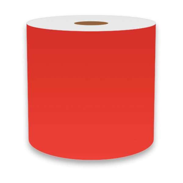 Vnm Signmaker Label Tape, Orange, 4in W, For Mfr No. VnM4, FLUON-3102 - FLUON-3102