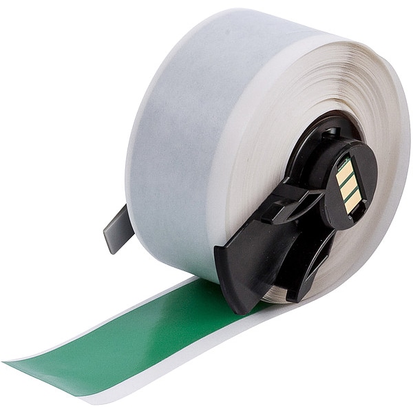 Brady Label, 1 in W, Outdoor, Green - M6C-1000-439-GR