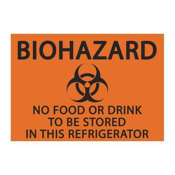 Zing Label, Safety, Black/Orange, 5 in. H, PK2, 1916S - 1916S