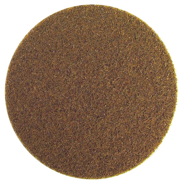 Norton Abrasives Hook-and-Loop Surface Conditioning Disc, 3" Dia, No Hole, Aluminum Oxide, 50 Grit, Non-Woven Type - 66261055015