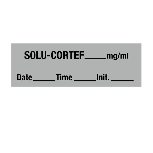 Nevs Tape, Solu-Cortef 1/2" x 500" Gray w/Black - SANT-49