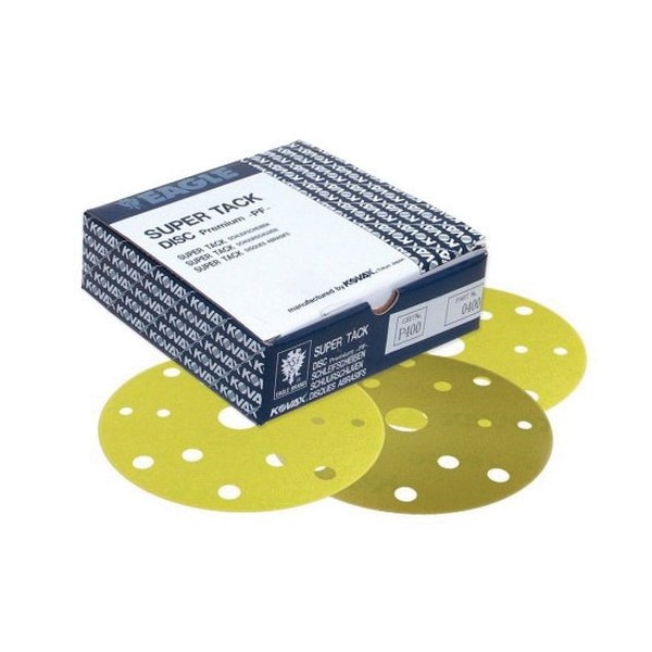 Eagle Abrasives 6IN  PF Super-Tack Discs w/15Holes -P600, 50PK - 5680600