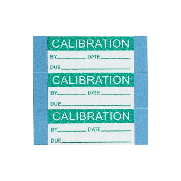 Brady Calibration Labels 0.625" H x 1.5", PK 25 - WOX-10-PK