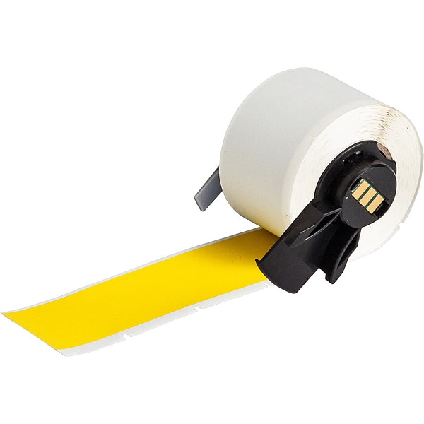 Brady Label, 1 1/2 in W, Yellow - M6-41-437-YL-CM