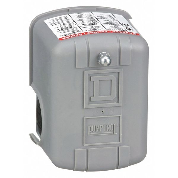 Interruptor de Presión de Sensores Telemecanique, (1) Puerto, 1/4 pulgada FNPS, DPST, 5 a 65 psi, Acción Estándar - 9013FSG2J20