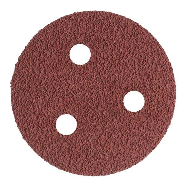 3M Cubitron Hook-and-Loop Sanding Disc, 3" Dia, 3 Hole, Precision Shaped Ceramic, 40 Grit, Open Coat Type, 947A - 7100113118