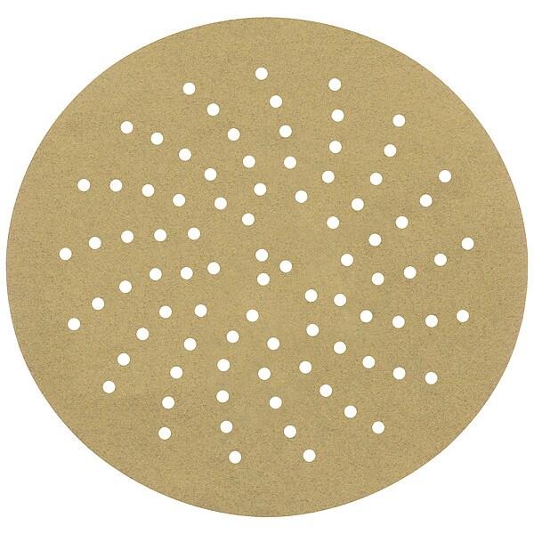 3M Hook-and-Loop Sanding Disc, 3" Dia, Multi-Hole, Aluminum Oxide, P400 Grit, Open Coat Type, 236U - 60440273161