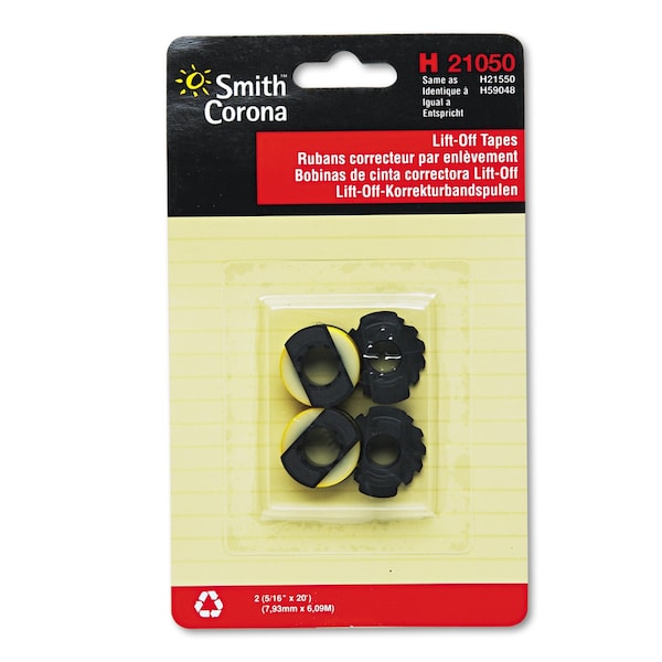 Smith Corona C21050 Lift-Off Tape, PK2 - 21050