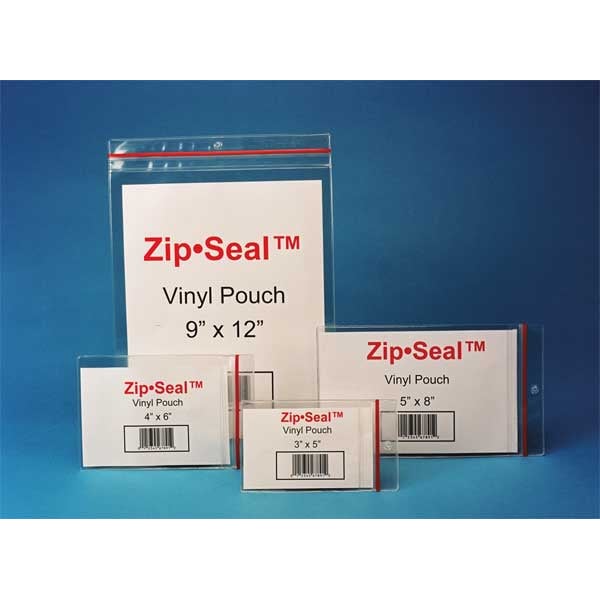 Hol-Dex Zip Seal Pouch, Magnetic, 4x6, PK25 - ZSM-46
