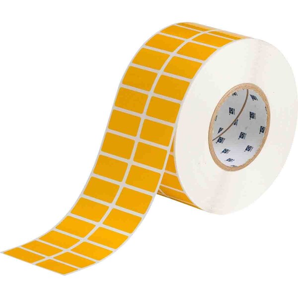 Brady Harsh Environment Multi-Purpose Polyester Labels for 3 in. Core Printers, 0.75 in. x 1.5 in. Yellow - THT-6-423-10-YL