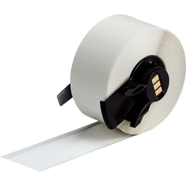 Brady Label, Vinyl, Color White, 1" W - M6C-1000-595-WT