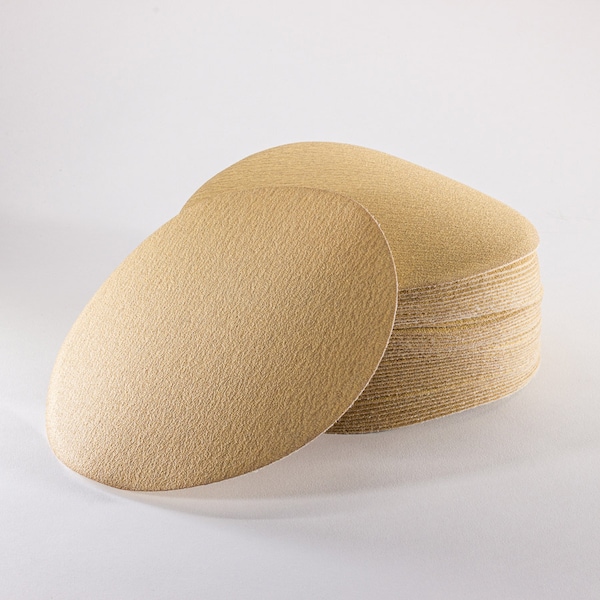 Uneeda 6 in Dia, No Holes, Aluminum Oxide, 600 Grit, Coated Type - M-161057