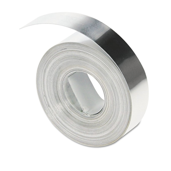 Dymo Rhino Metal Label Non-Adhesive Tape, 0.5 in. x 16 ft, Aluminum - 31000