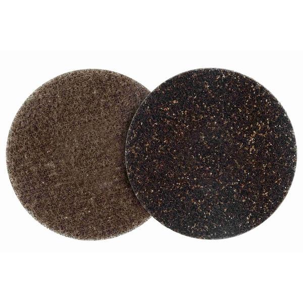 A-Prime Surface Conditioning Discs - Hook and Loop, 5in x 7/8, Tan, 10PK - 11666
