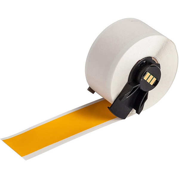 Brady Label, 1 in W, Outdoor, Yellow - M6C-1000-439-YL