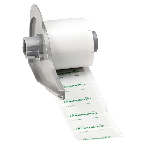 Brady Label, 1 1/2 in W, Gray; Green - M7-30-428-CALI