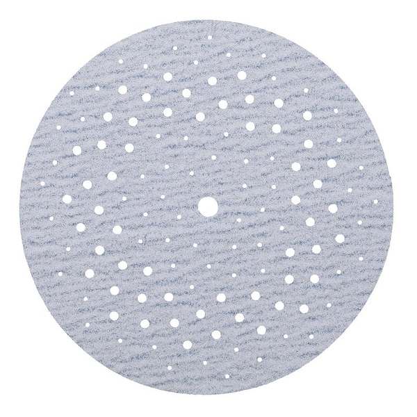 Norton Co 0 Sanding Disc, 5 in Dia, 1116 in Arbor, Coated, P120 Grit, Medium, Alumina Ceramic Abrasive - 3230