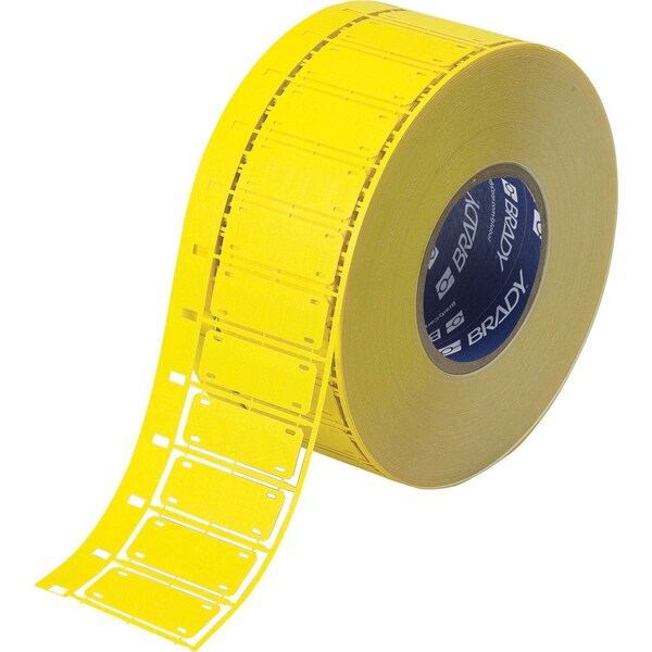 Brady Cable Marking Tags 0.8 in H x 2.2 in W Yellow 250/RL - HSNX-800-2-YL-S
