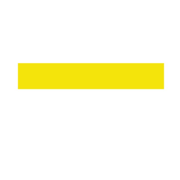 Nevs Pet Collar Label Yellow w/Backside Black Bar 1-1/16" x 6" - VPC-0023