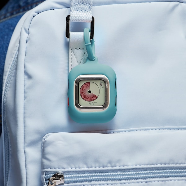 Temporizador Time Timer Reloj FOB Accesorio Reloj Se vende por separado, Azul Caribeño, 3PK - TTW8-FOB-W